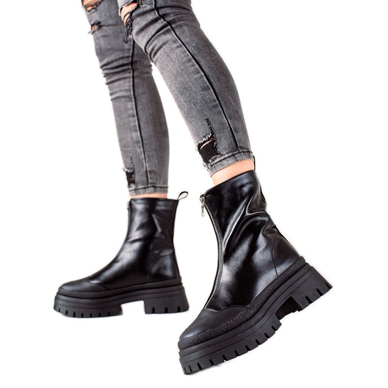 Seastar Klassiska arbetare med dragkedja svart