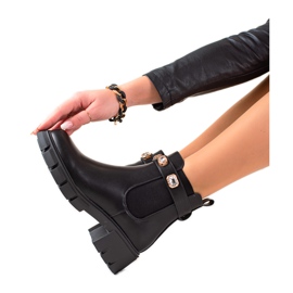 Gogo Stövlar Med Kristaller svart