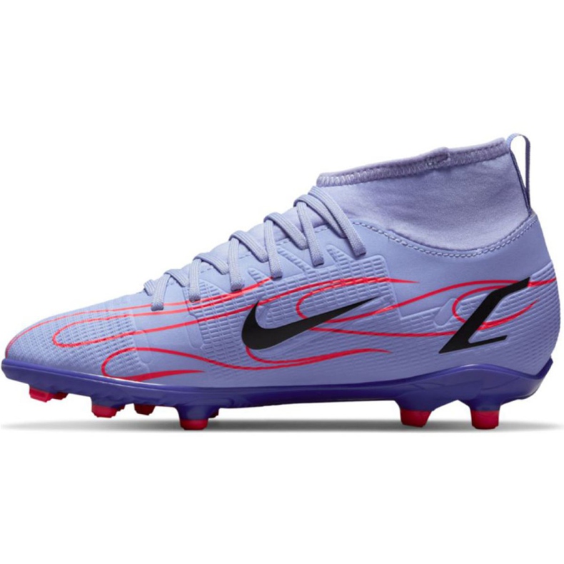 Nike Mercurial Superfly 8 Club Km Mg Jr DB0925 506 fotbollsskor rosa lila violett
