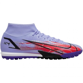 Nike Mercurial Superfly 8 Academy Tf M DB2868 506 fotbollssko röd, lila violett