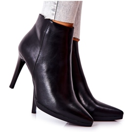 Damskor på högklackat Sergio Leone BT501 svart