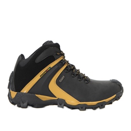 Svarta Barry isolerade sportskor för män gul