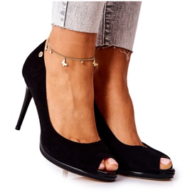 Mocka Monnari 0490-020 Svarta höga klackar