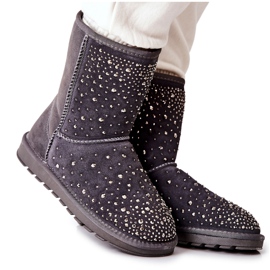 Varm Mukluki Med Jets Grå Mariella silver-