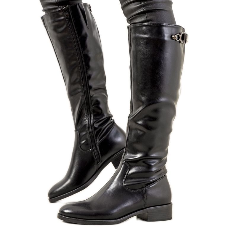 Svarta isolerade stövlar för kvinnor Largo