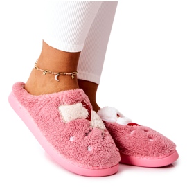 WJ1 Jultofflor Santa Claus Och Rosa Renar