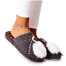 Varma tofflor Grå Reys svan