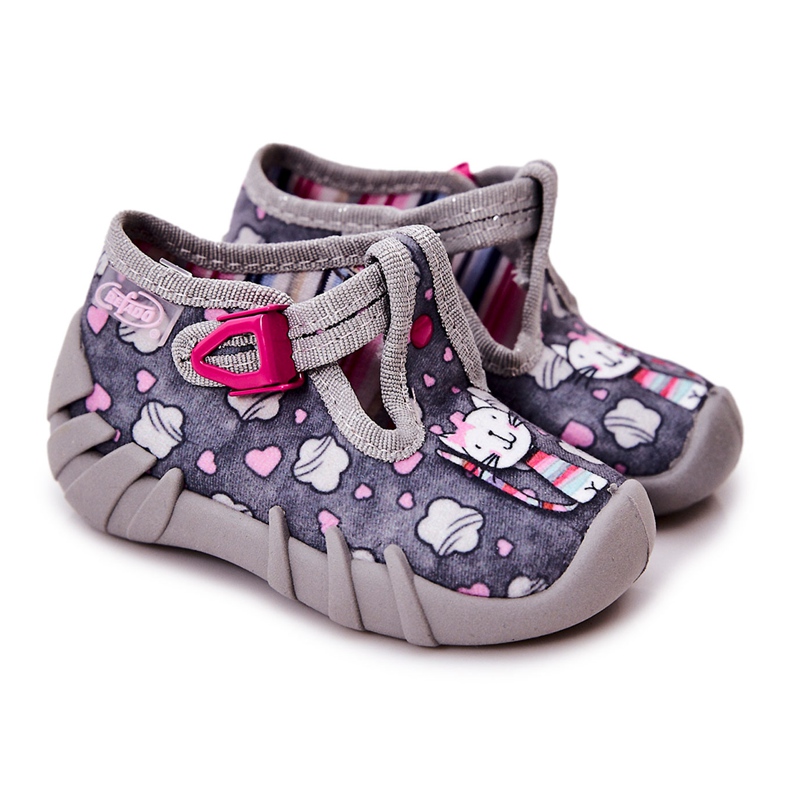 BEFADO S.A. Skor Tofflor Befado Kotki 110P326 Grå