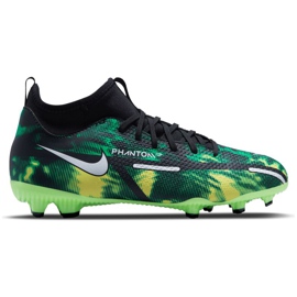 Nike Phantom GT2 Academy Df Sw Mg Jr DM0742-003 fotbollsskor mångfärgad grön