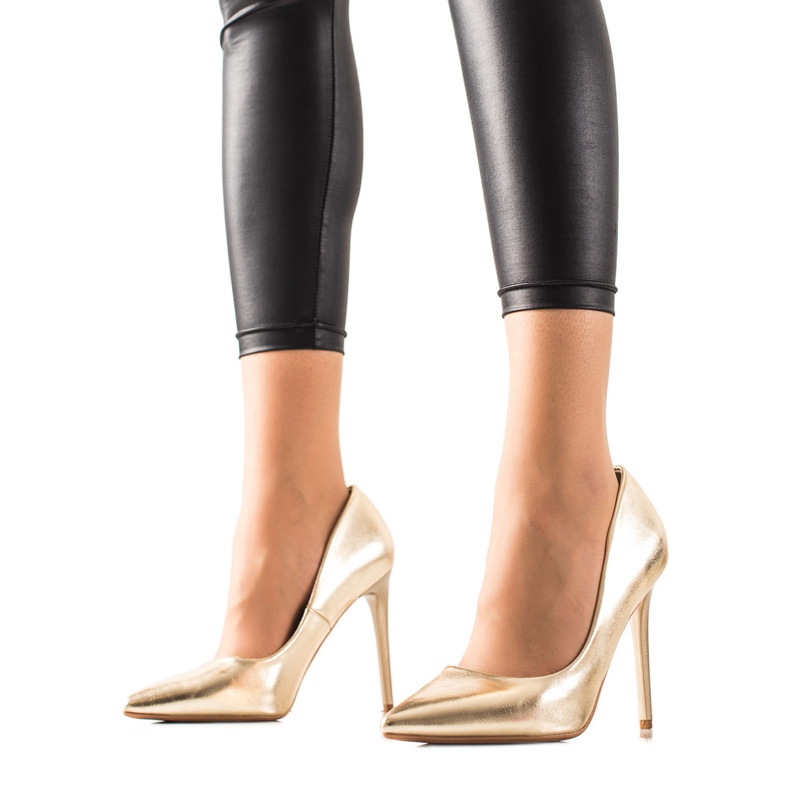 Seastar Snygga höga klackar gyllene