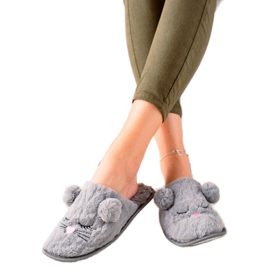 Evento Varma tofflor grå