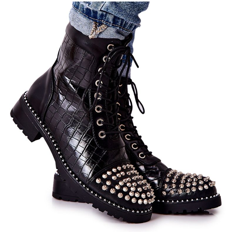 WT1 Svarta Sorela stövlar med dragkedjor