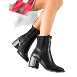 Laura Mode Eleganta stövlar svart