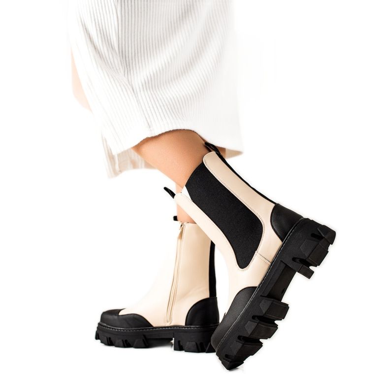 Seastar Workery Mode stövlar beige