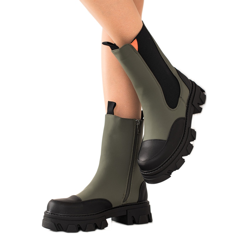 Seastar Workery Mode stövlar svart kaki