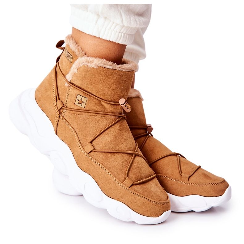 Varma snöskor Big Star Camel II274266 beige gul