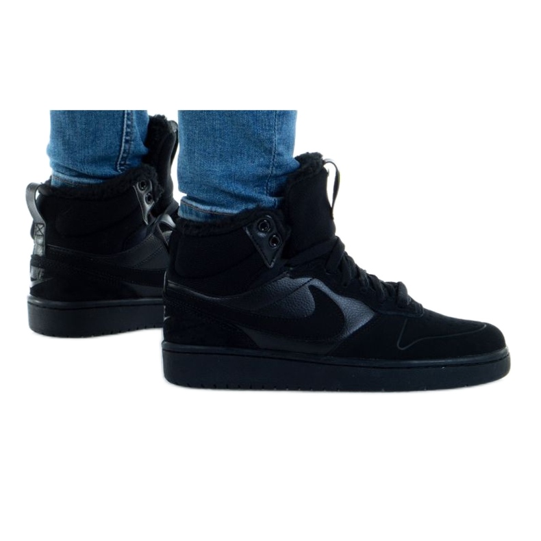 Nike Court Borogh Mid 2 Boot Bg Jr CQ4023-001 svart