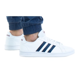 Adidas Grand Court Base M GY8391 skor vit blå