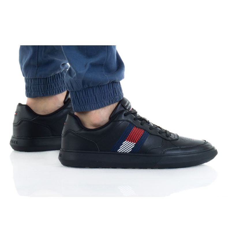 Nike Tommy Hilfiger Essential Leather Cupsole Evo M FM0FM03904 svart