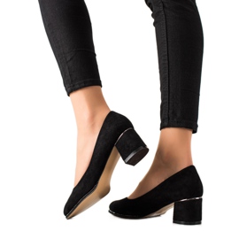 Sabatina Mockapumpar med Cubic Zirconia svart