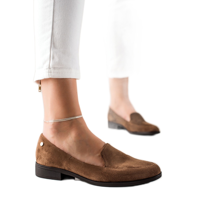 M.Daszyński Eleganta loafers i mocka brun