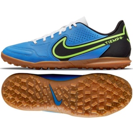 Nike Tiempo Legend 9 Club Tf M DA1193 403 fotbollsskor blå blå