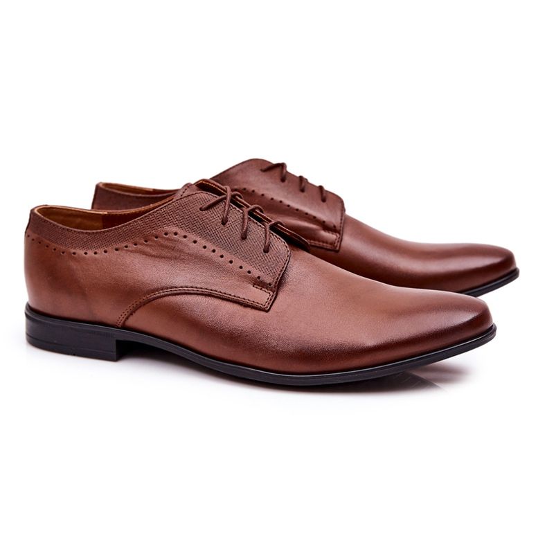 Bednarek Polish Shoes Eleganta läderskor Bednarek 724 Brun