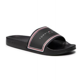 Tommy Hilfiger Essentials Pool Slide W FW0FW05933-BDS svart