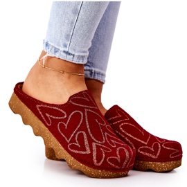 Tofflor Profylaktisk Inblu DK07-016 Röd