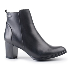 Marco Shoes Läderstövlar 0599B-001-4 svart