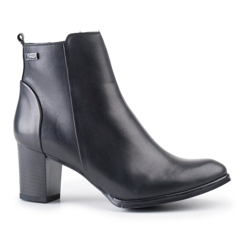 Marco Shoes Läderstövlar 0599B-001-4 svart