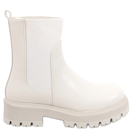 Chelsea stövlar med en hög ovandel Cillo Beige