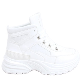 Diana White high-top sneakers vit