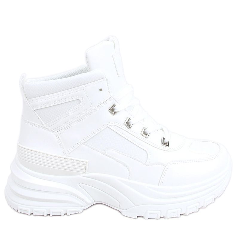 Diana White high-top sneakers vit