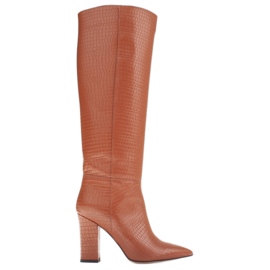 Marco Shoes Kate boots med bredare ovandel brun