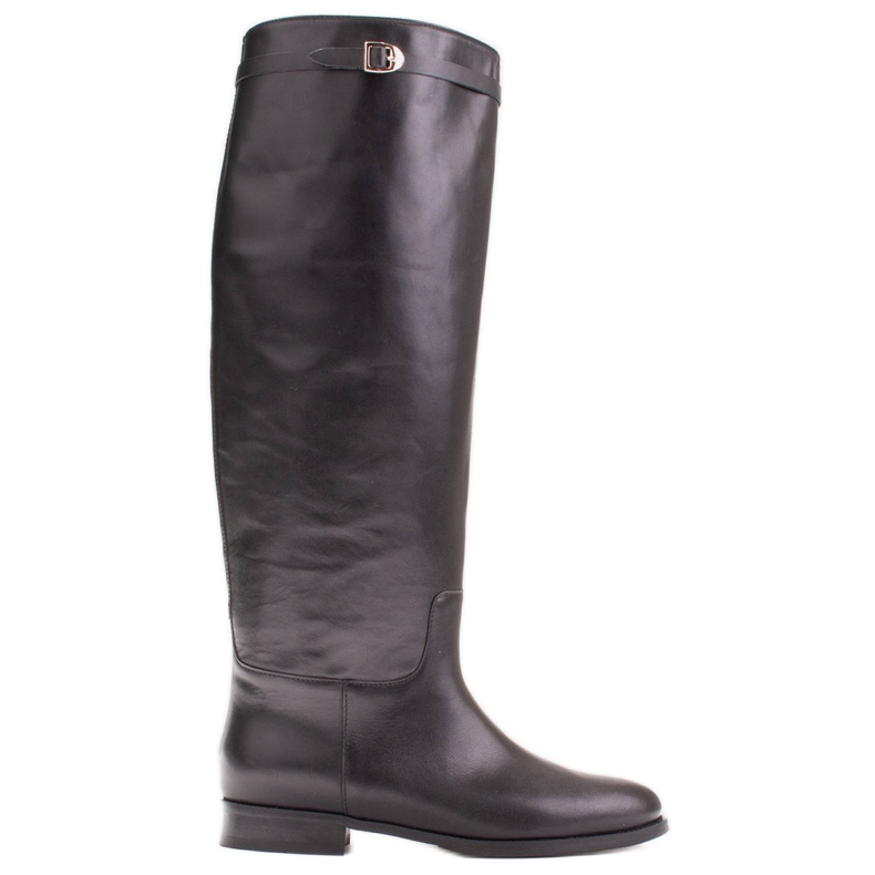 Marco Shoes Skinnstövlar för en bred vad svart