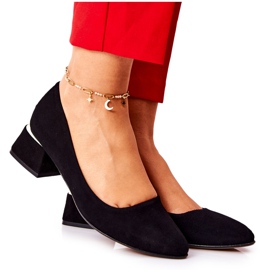 Lewski Shoes Mocka Pumps Lewski 3118 Svart