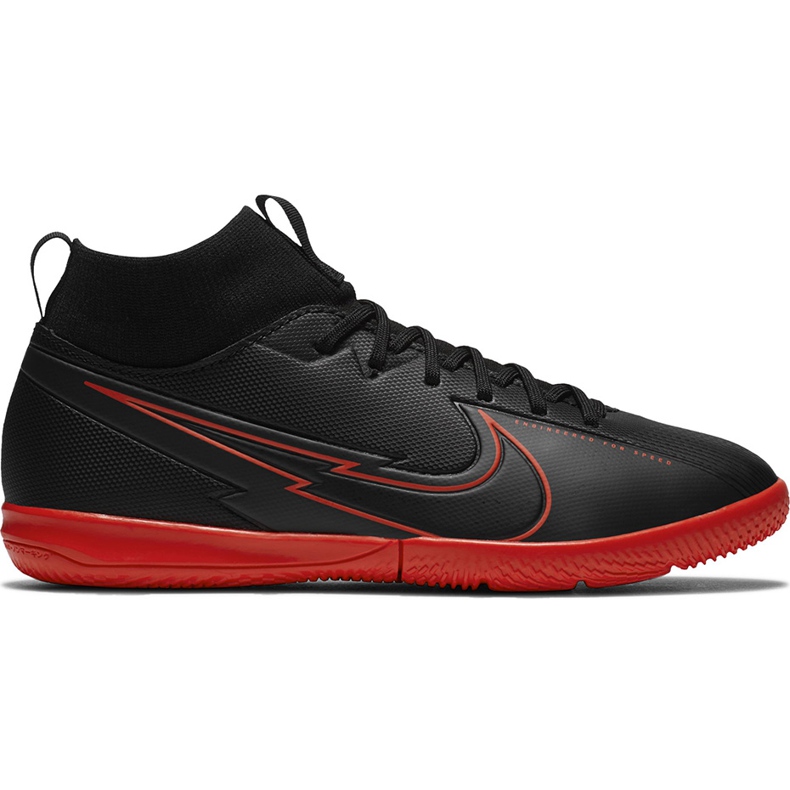 Nike Mercurial Superfly 7 Academy Ic Jr AT8135 060 fotbollsskor svart