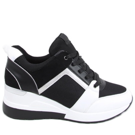Wedge sneakers Diego SVART/VIT