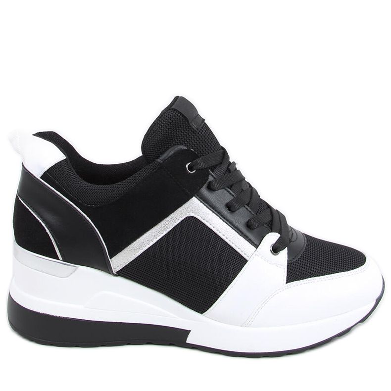 Wedge sneakers Diego SVART/VIT
