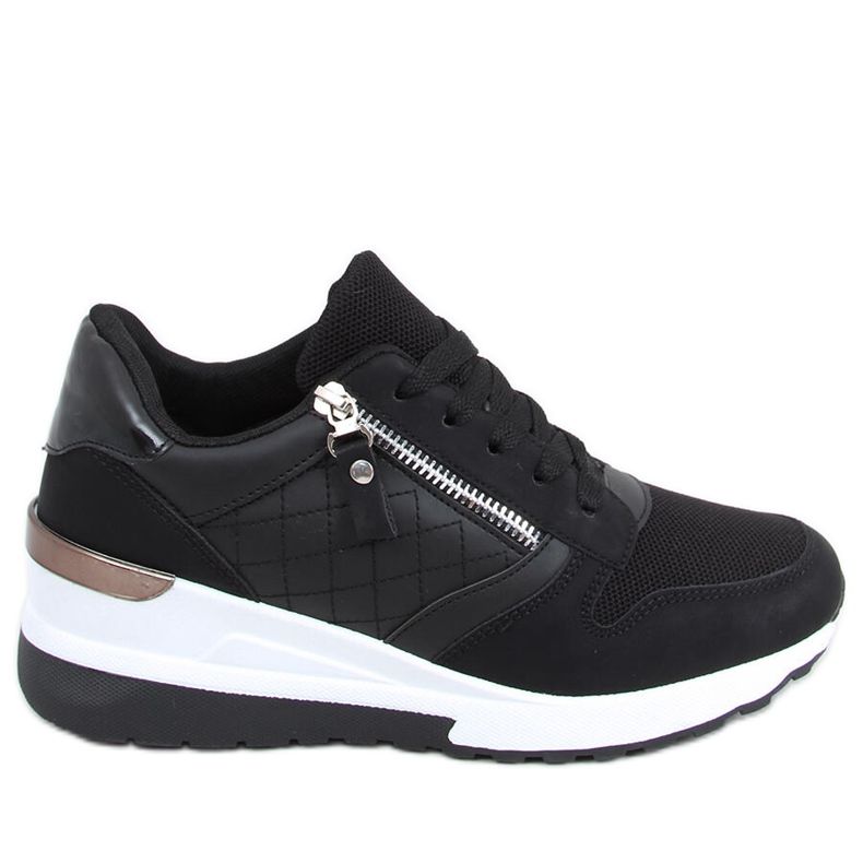 Karita Black wedge sneakers svart