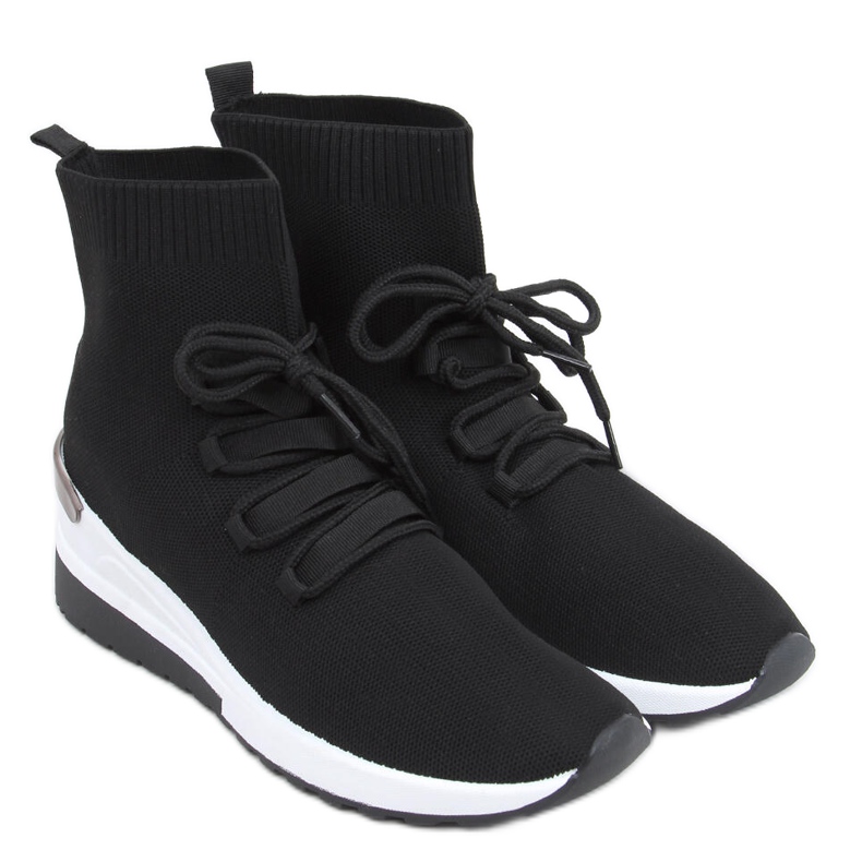Katrin Black Sock Sneakers svart