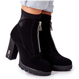 PS1 Svarta varma stövlar på en Heel Wonder Woman