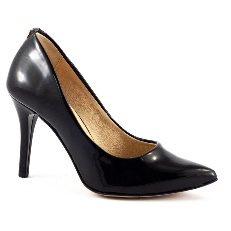 Saway Kvinnors höga klackar 2333 svart lack