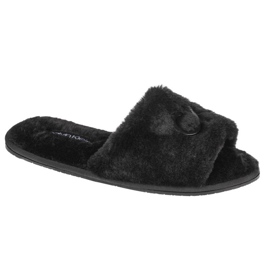 Calvin Klein Slipper Sandal Päls W HW0HW00634-BAX svart