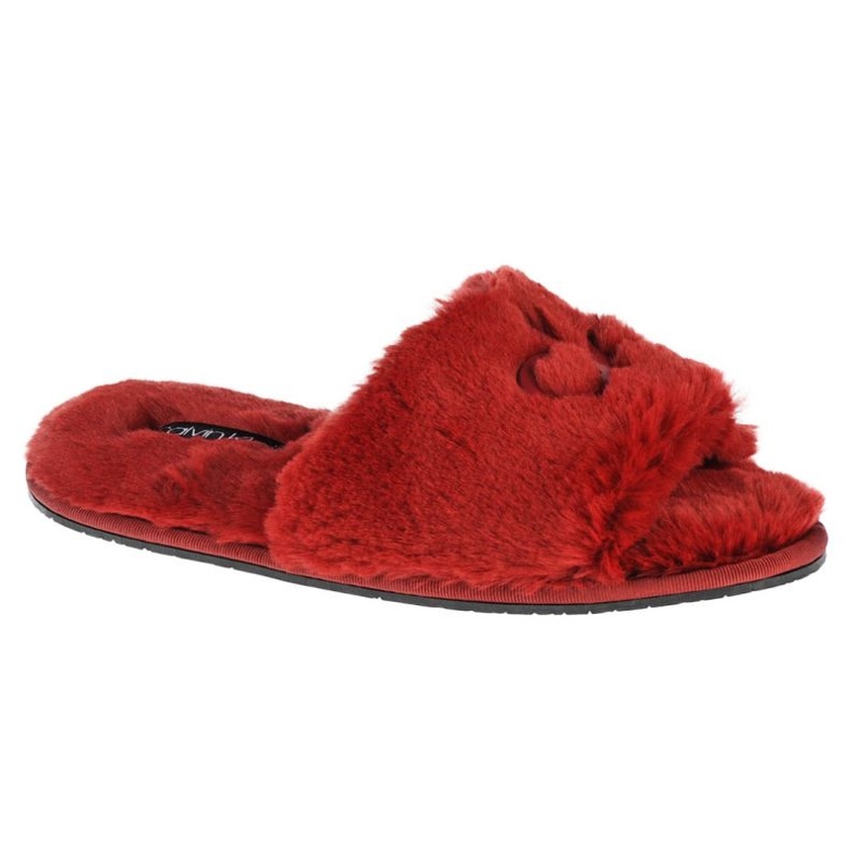 Calvin Klein Slipper Sandal Päls HW0HW00634-XB8 röd