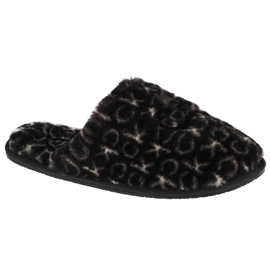 Calvin Klein Slipper Mule Fur Mono tofflor HW0HW00536-0GK svart