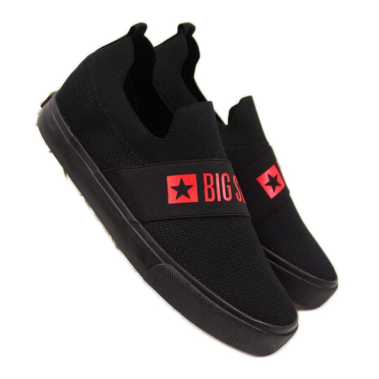 Svarta Slip on Sneakers Big Star W FF274221