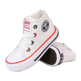 Sneakers med dragkedja Big Star Jr HH374083 vita