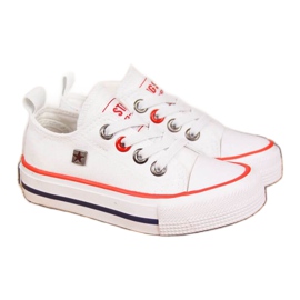 Sneakers Big Star Jr HH374089 vit brun
